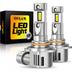 2X 9012 LED Headlight Bulbs for High Low Beam (6500K, 32000LM)