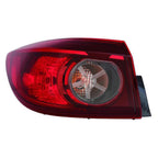 Replacement Driver Side Outer Tail Light Assembly For 2014-2018 Mazda Mazda 3