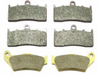 Set of 4 Brake Pads for BMW R1100S ABS (2001–2006) / K1200R (2005–2009)