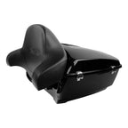 Trunk Backrest Pad & Mounting Rack for Harley Touring Road King (1997–2008)