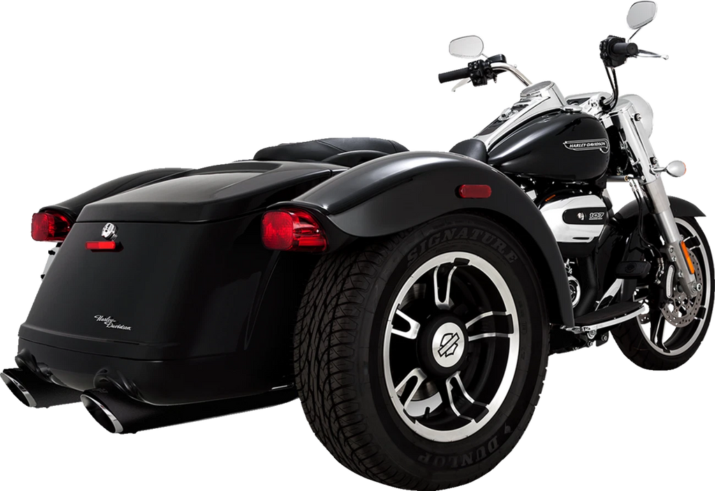 Vance & Hines Twin Slash Slip-On Mufflers for Harley Davidson (2017–2023)