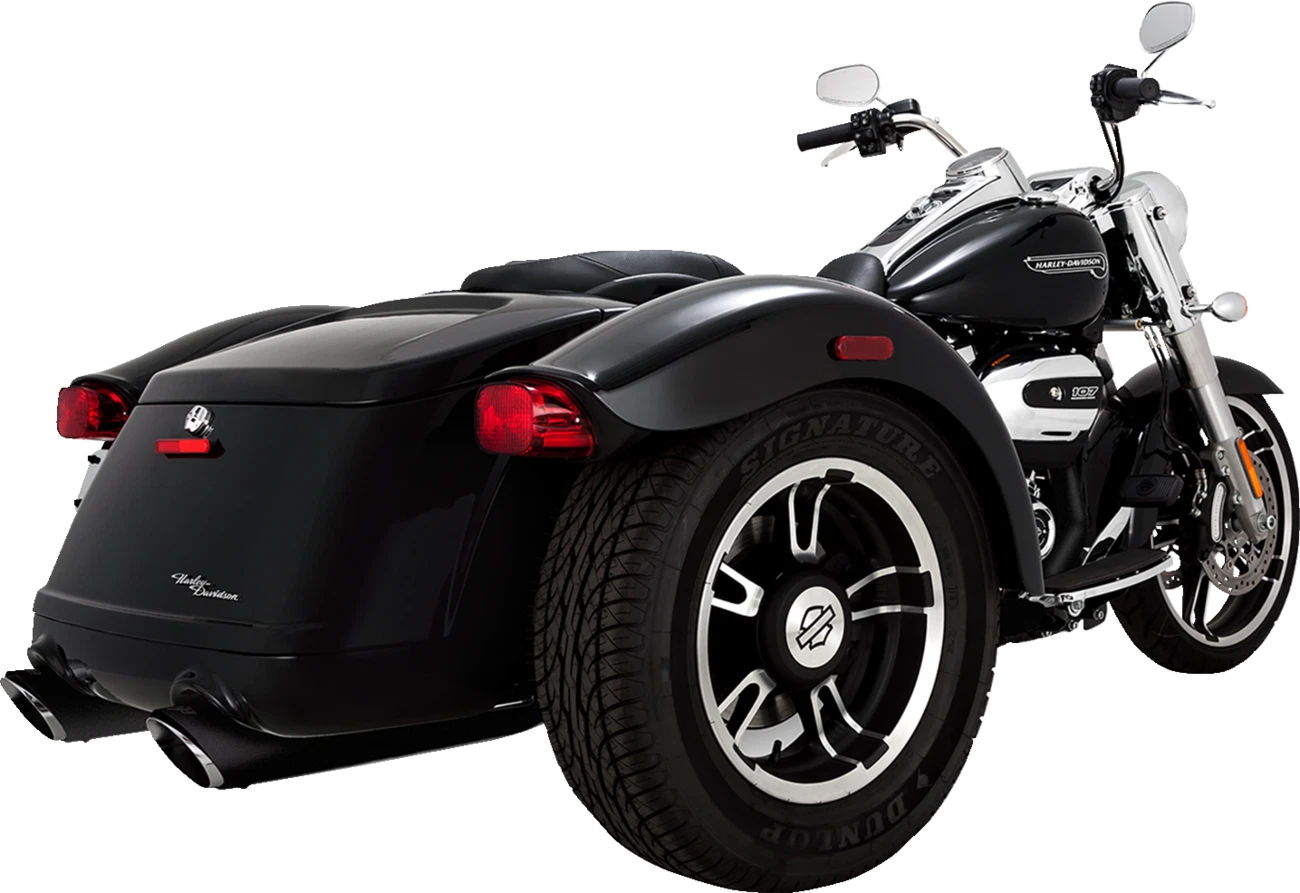 Vance & Hines Twin Slash Slip-On Mufflers for Harley Davidson (2017–2023)