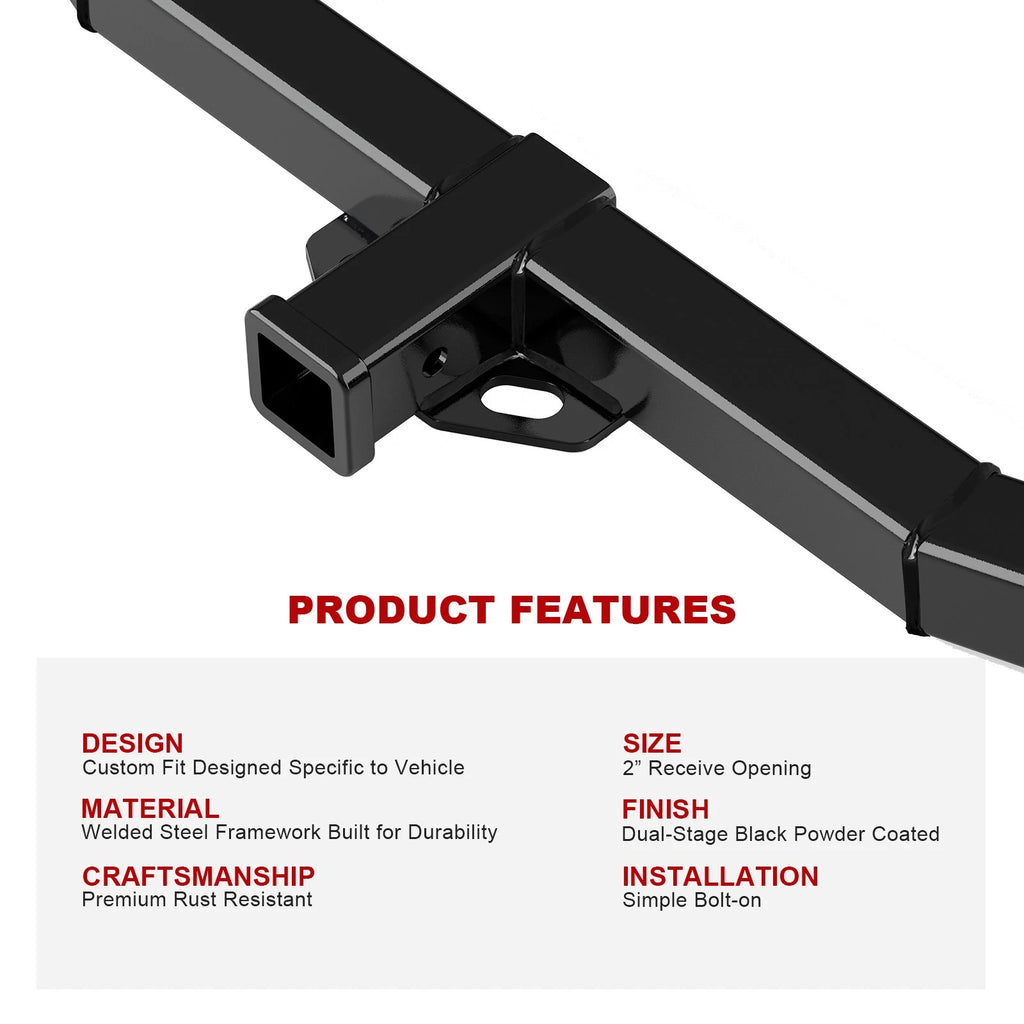 Towing Hitch Receiver Class 3 for Chevy Colorado GMC Canyon (2004-2012)