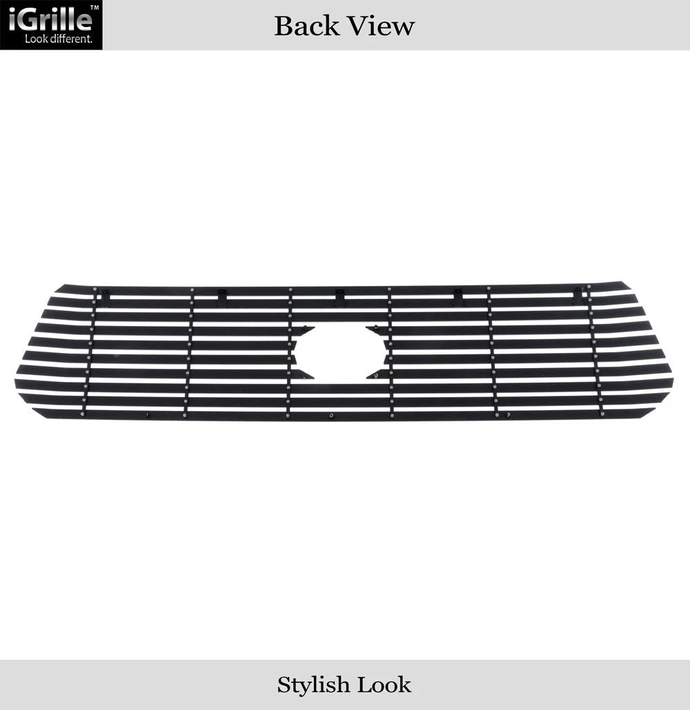 Upper Black Wide Rivet Billet Grille for Toyota Tundra (2018–2019)