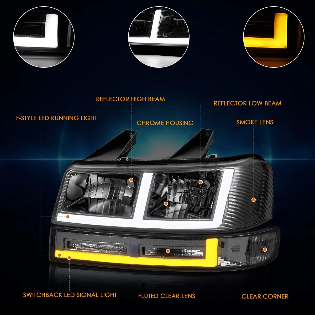 Turn Signal Hazard Light Switch for Dodge Grand Voyager Caravan (1998–2000)