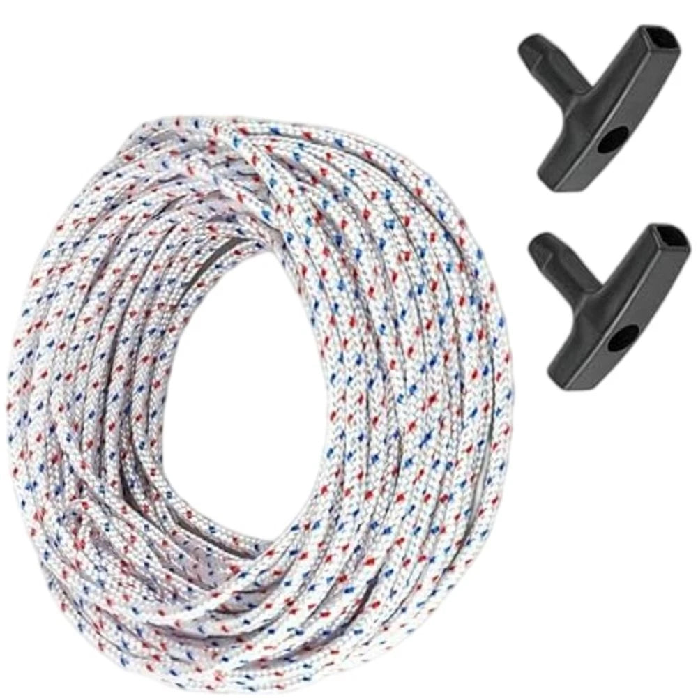 Replacement Recoil Pull Cord 15m 4mm for Gas Lawn Mower