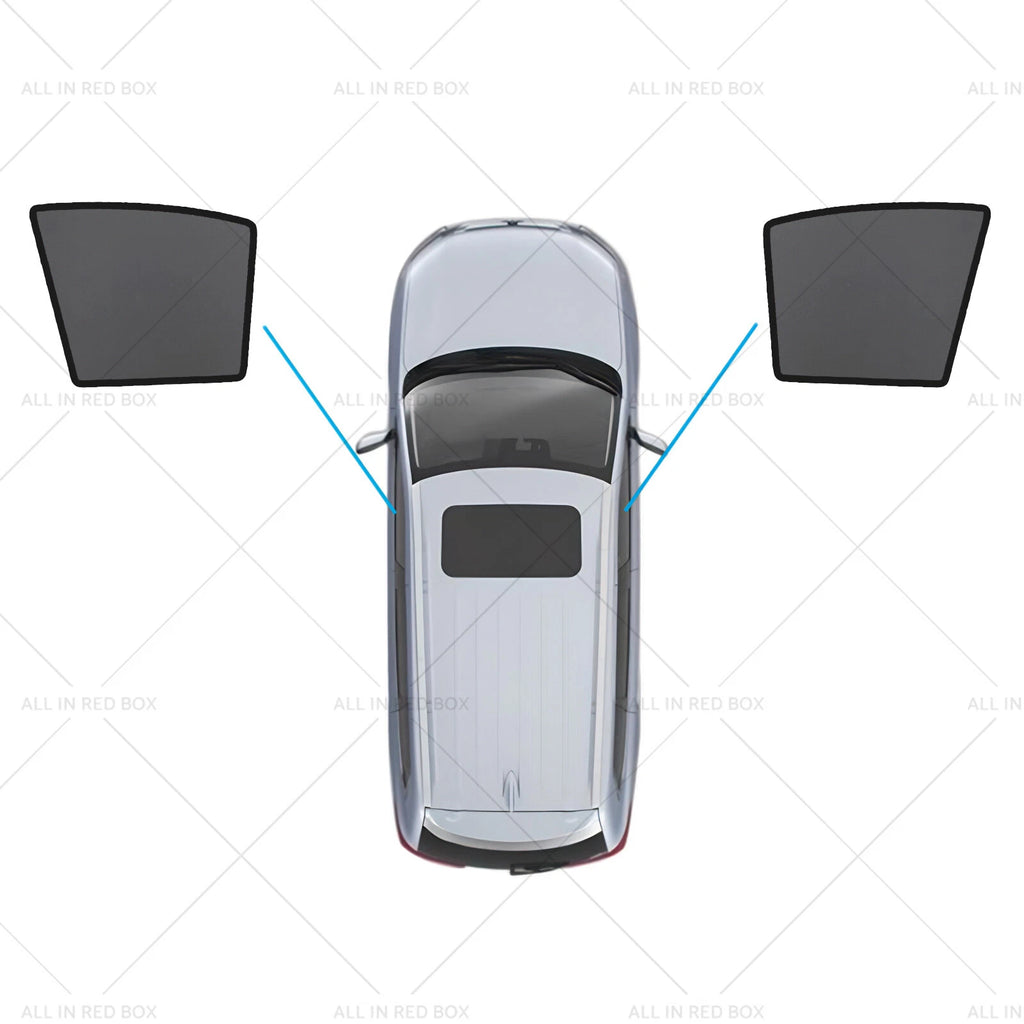 Magnetic Sun Shades for Nissan Tiida (2004–2010) C11 Hatch Front Windows