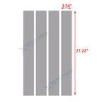 Gray Racing Hood Side Fender Stripe Decal Sticker for GMC (2012-2017)