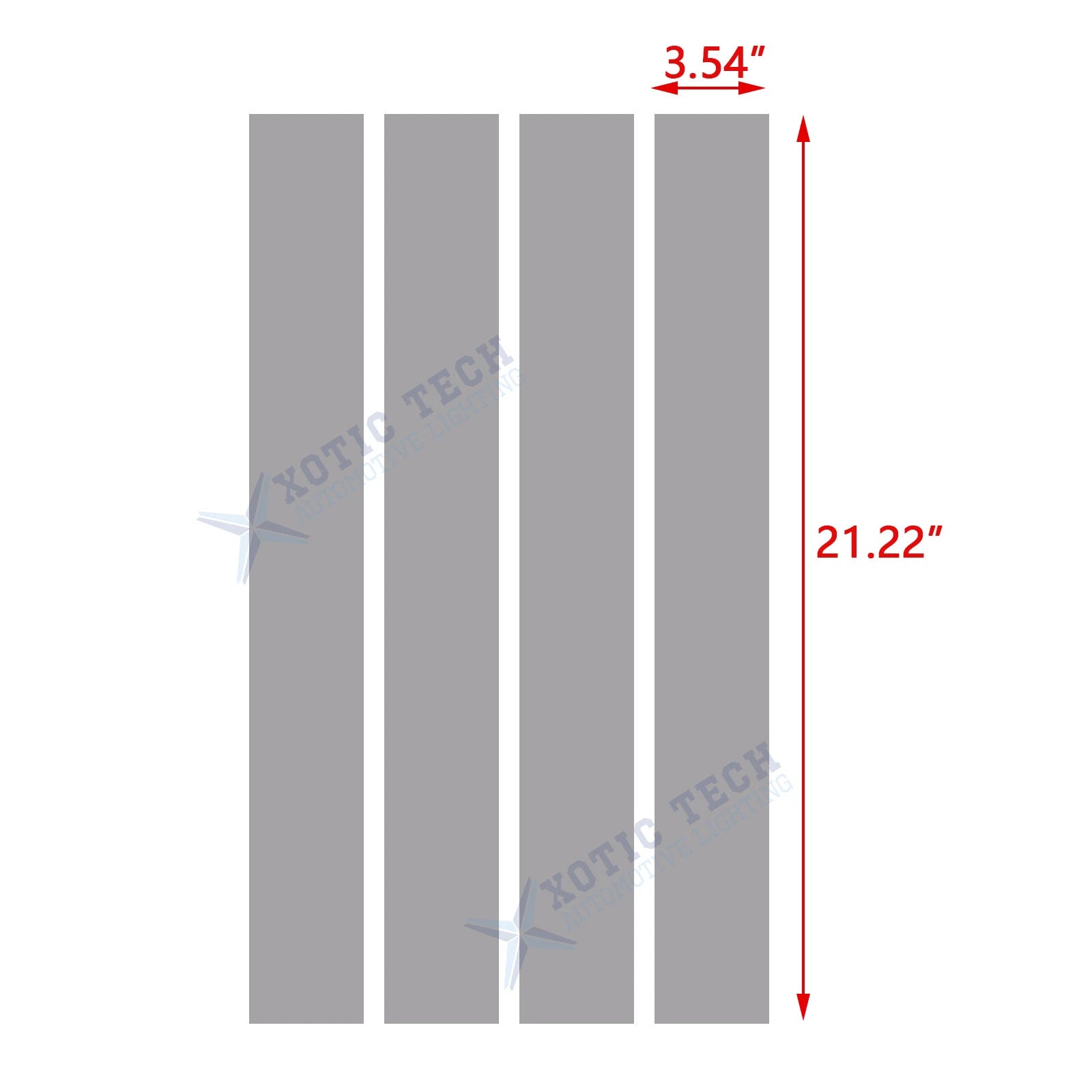 Gray Racing Hood Side Fender Stripe Decal Sticker for GMC (2012-2017)