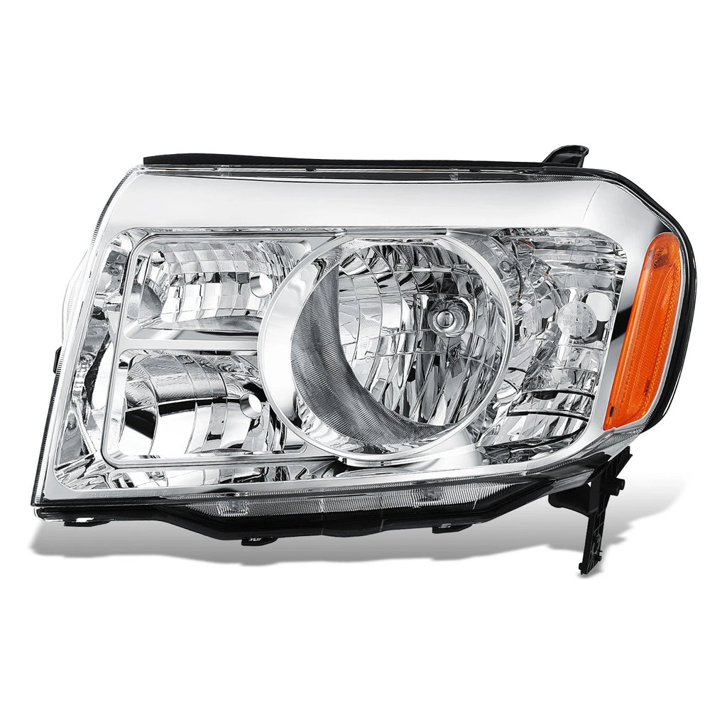 Left Driver Side Chrome Housing Headlight Lamp for Honda Pilot (2009–2011)
