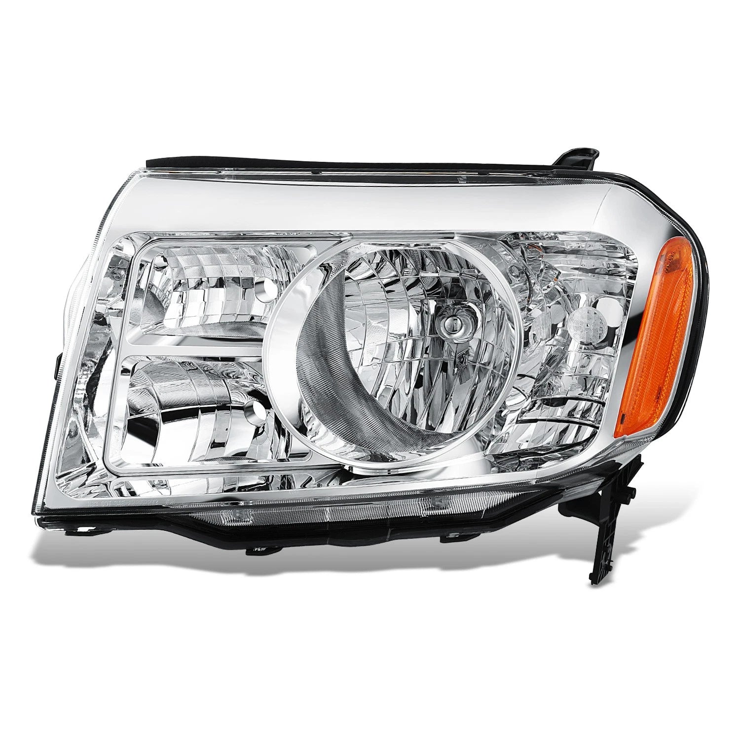 Left Driver Side Chrome Housing Headlight Lamp for Honda Pilot (2009–2011)
