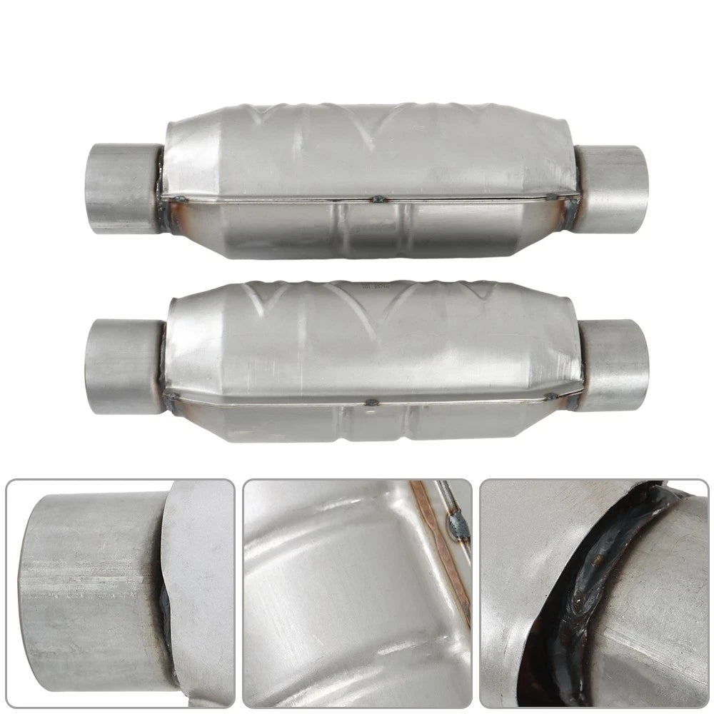 2X 2.5" Inlet & Outlet Catalytic Converter for Ford F150 (1997–2003)