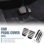 3pcs Accelerator & Brake Pedal Cover Set for Nissan Juke Leaf (2011–2018)