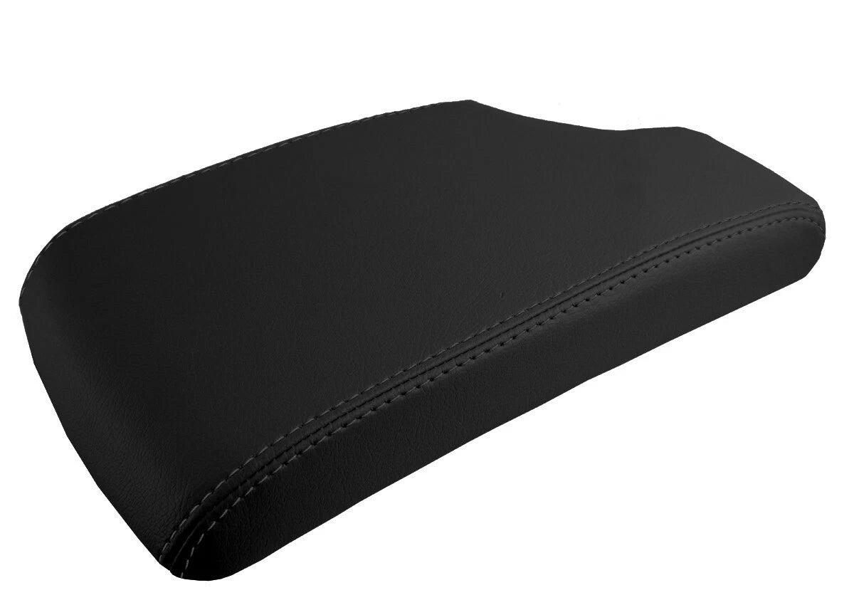 Leather Console Lid Pull Over Armrest Cover for BMW E90 (2005–2013) Black