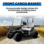 Front Clay Outer Cargo Basket w/ Mounting Bracket for Yamaha Drive 2 (2017–Present)