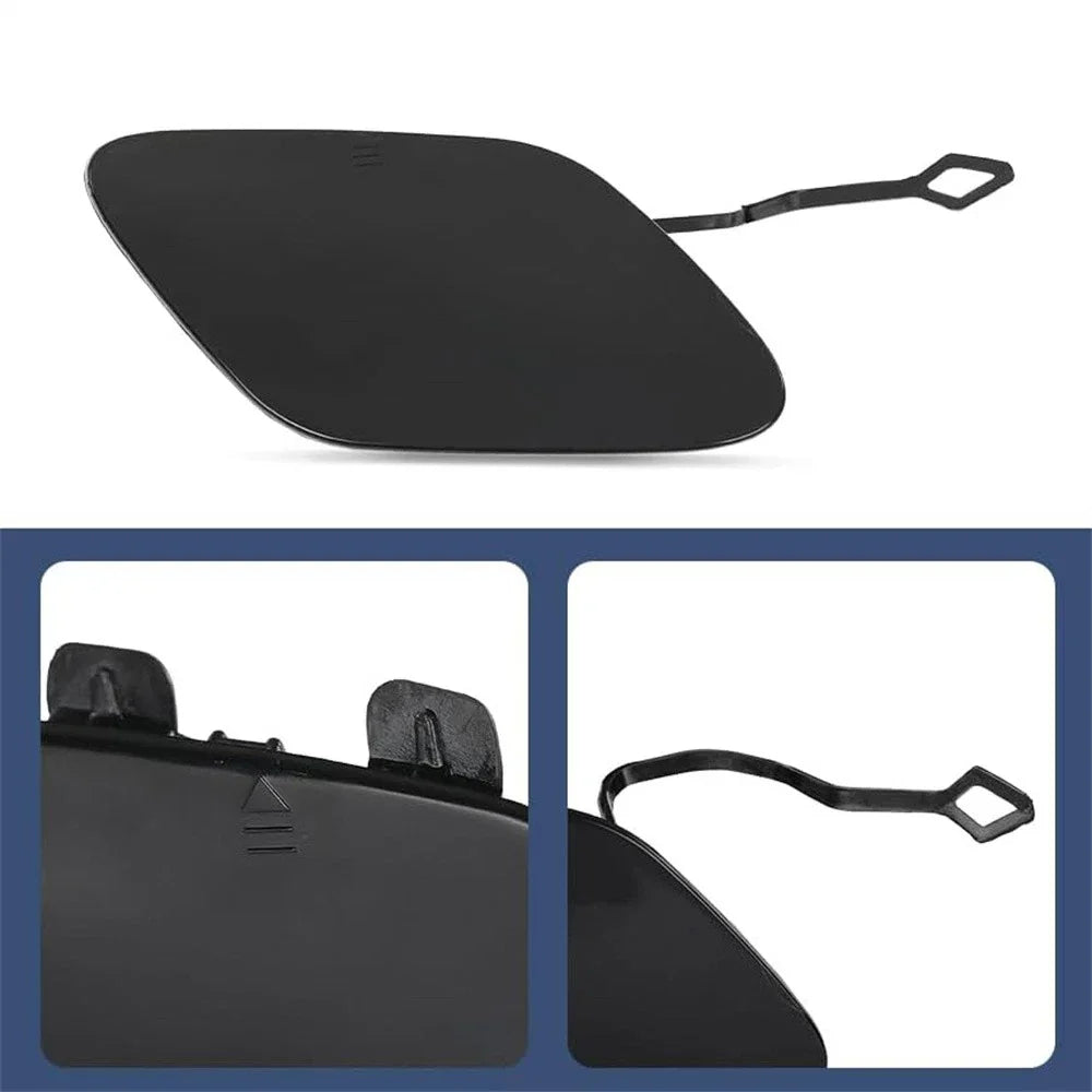 Front Bumper Tow Hook Eye Cover for Benz W212 E250 E350 E400 E550 (2009-2016)