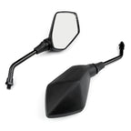 10mm Black Rear View Side Mirrors for Honda Suzuki Kawasaki