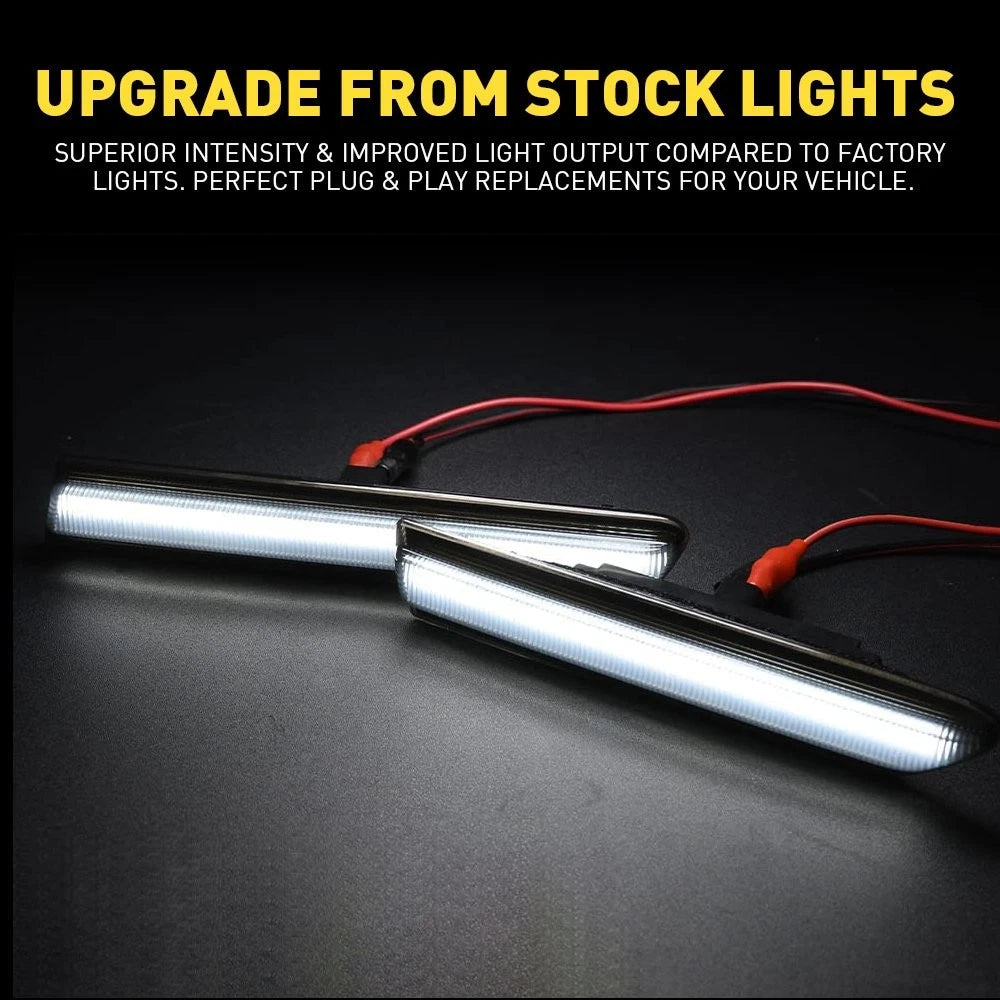 Set of 4 Smoke Lens LED Side Marker Lights for Acura TL (2004–2008)