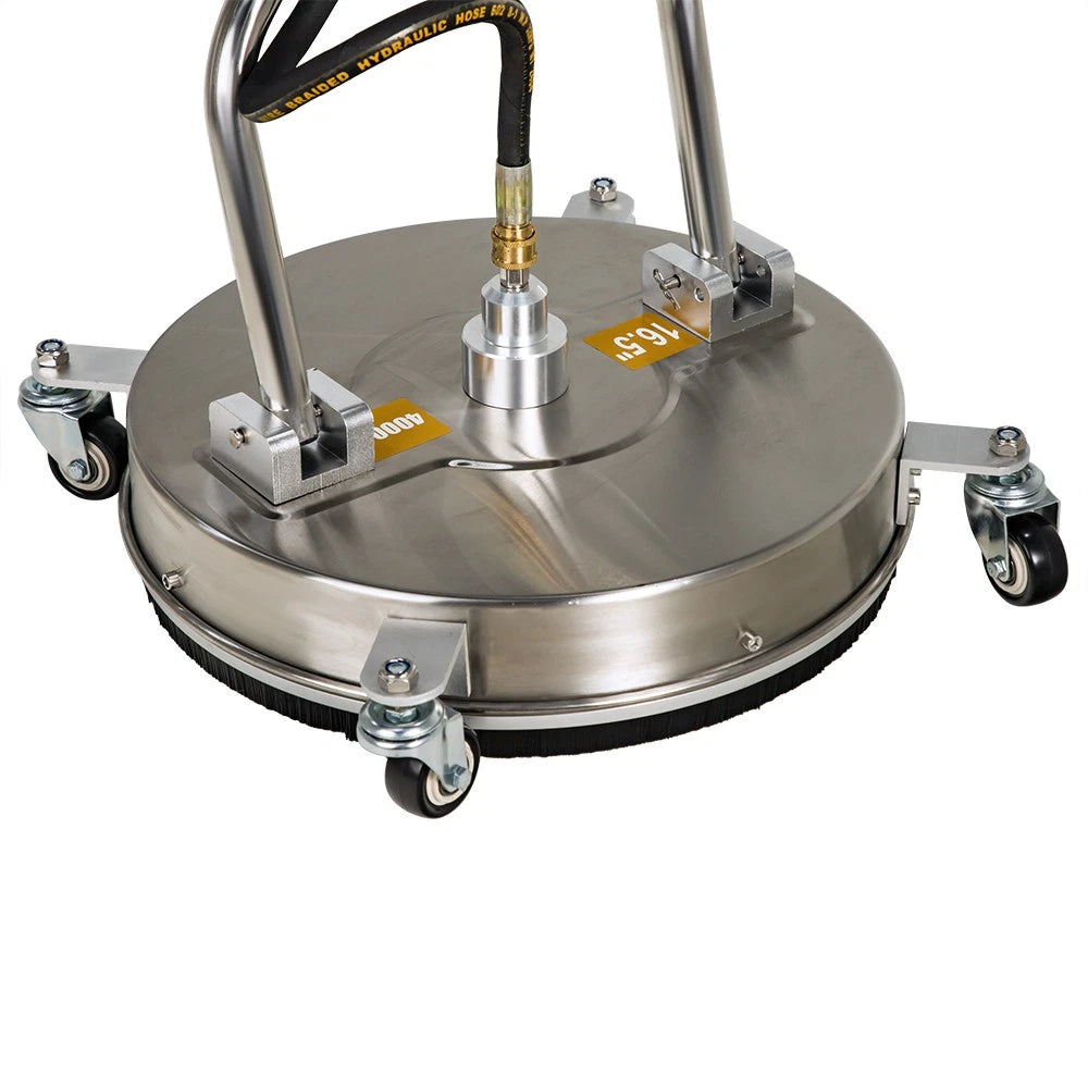 16.5" Pressure Washer Surface Cleaner with Handles & 4 Wheels