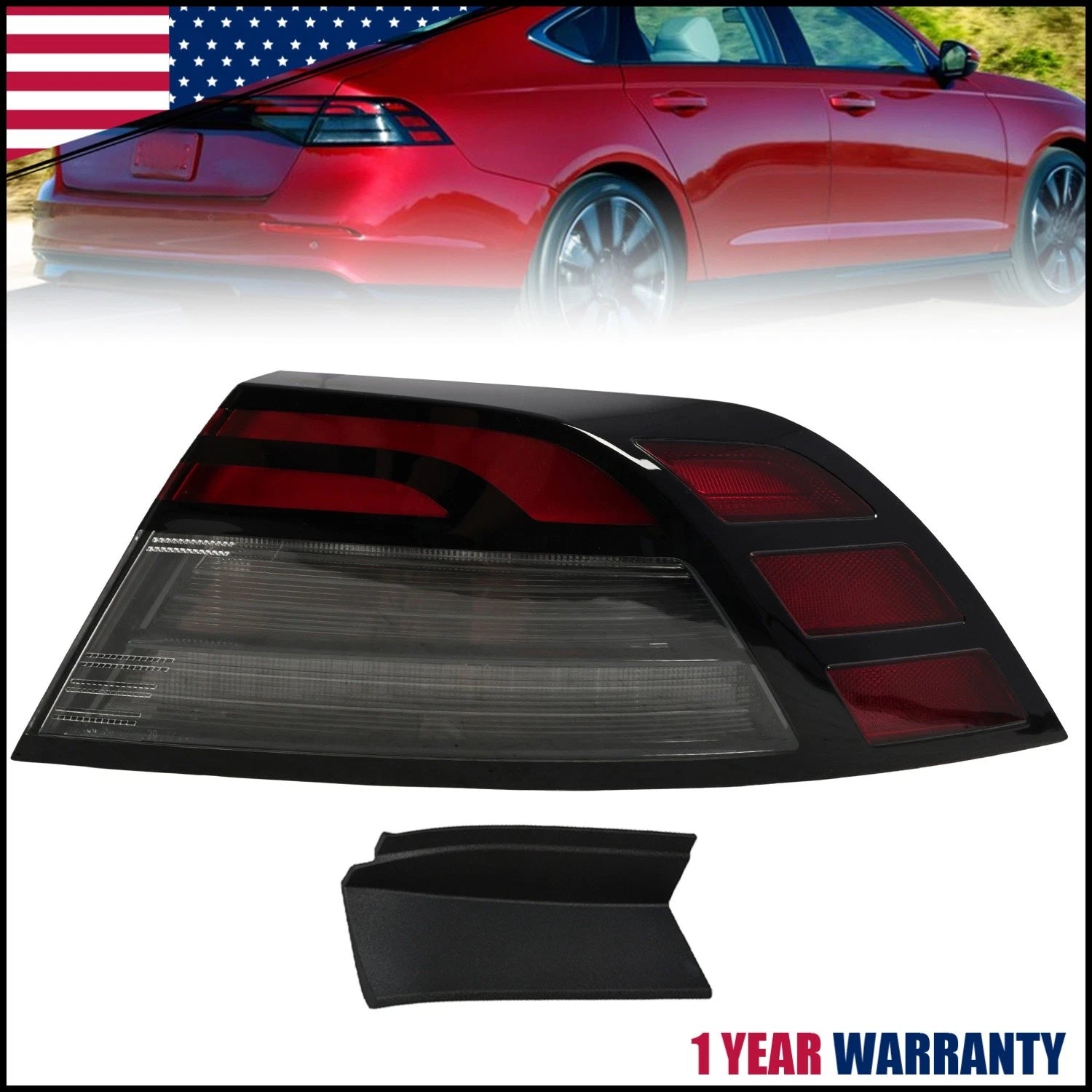Right Side Outer Tail Light Lamp for Honda Accord (2023–2025) 33500-30A-A01