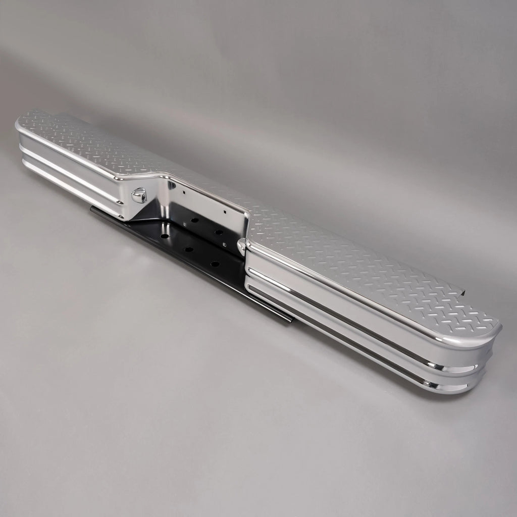 Chrome Steel Diamondstep Rear Step Bumper for Silverado 1500 (2007–2018)