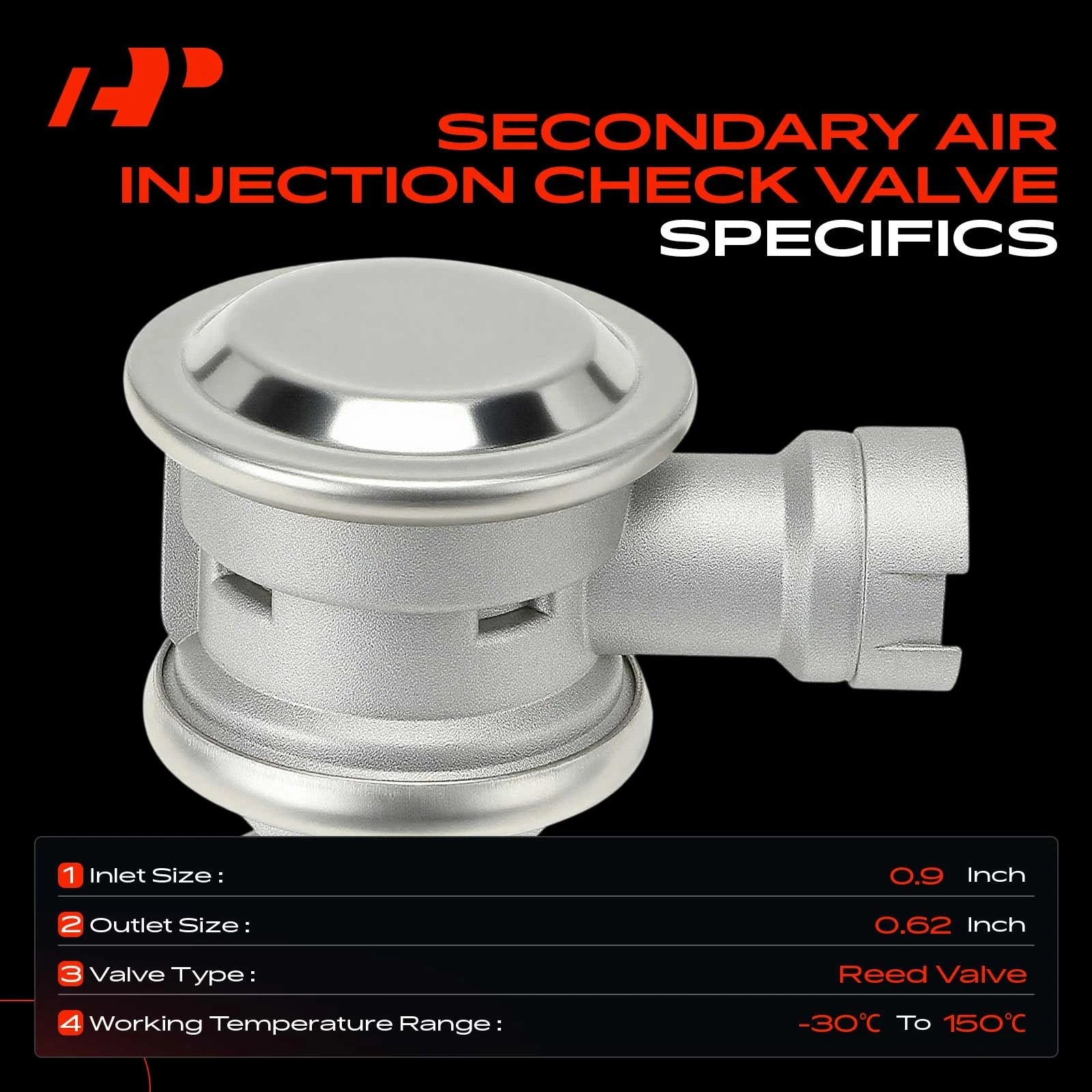 Secondary Air Injection Check Valve for BMW 525i 530i X5 X6 (2004–2005)