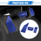 3 Pcs Gas Brake Foot Rest Pedals for Honda HR-V (2021-2023) - Blue