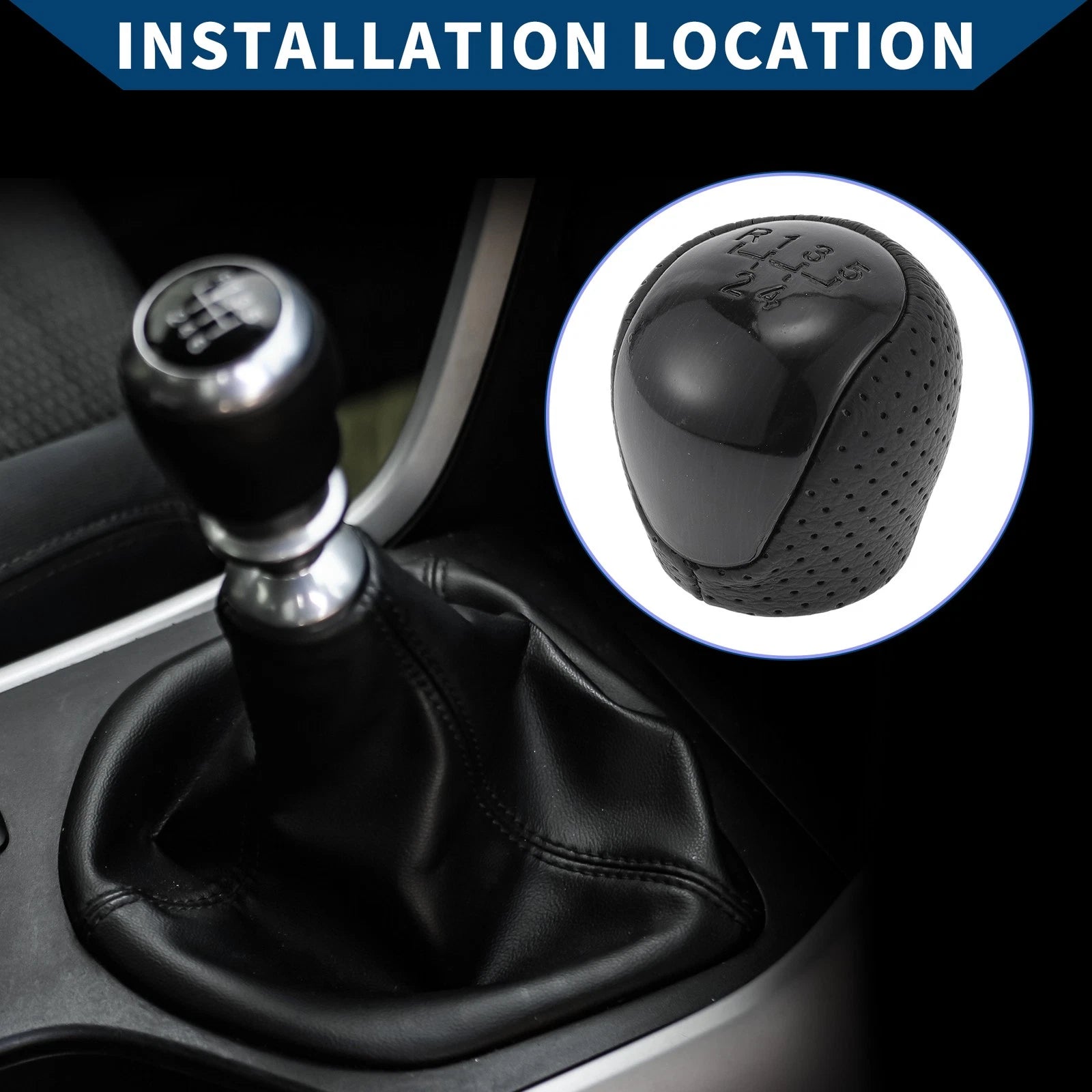 5 Speed Manual Gear Shifter Knob for Hyundai Elantra (2009–2012)