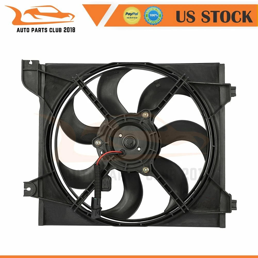 Cooling Fan for Kia Rio/Rio5 (2006–2007) Driver Side