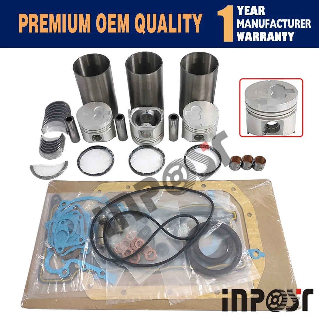 Overhaul Rebuild Kit for Isuzu 3KC1 Engine (IHI Mini Excavator 27F)