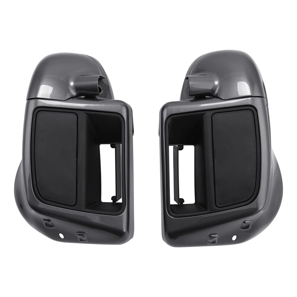 Lower Vented Fairings for Harley Electra Glide (2014–2023) Gauntlet Gray Metallic