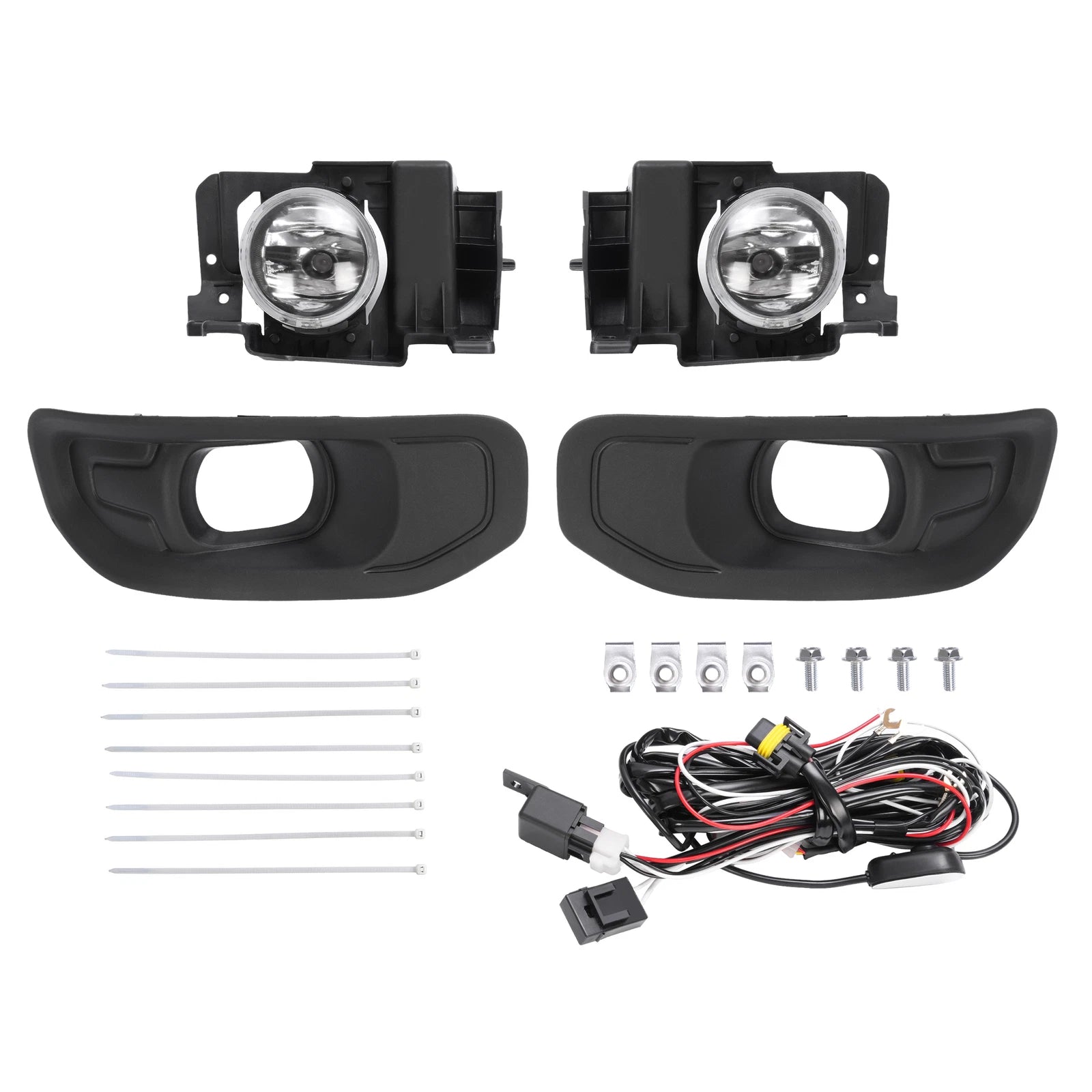 Halogen Fog Lights for Ram 1500 (2019–2024) - Driving Lamps w/ Switch