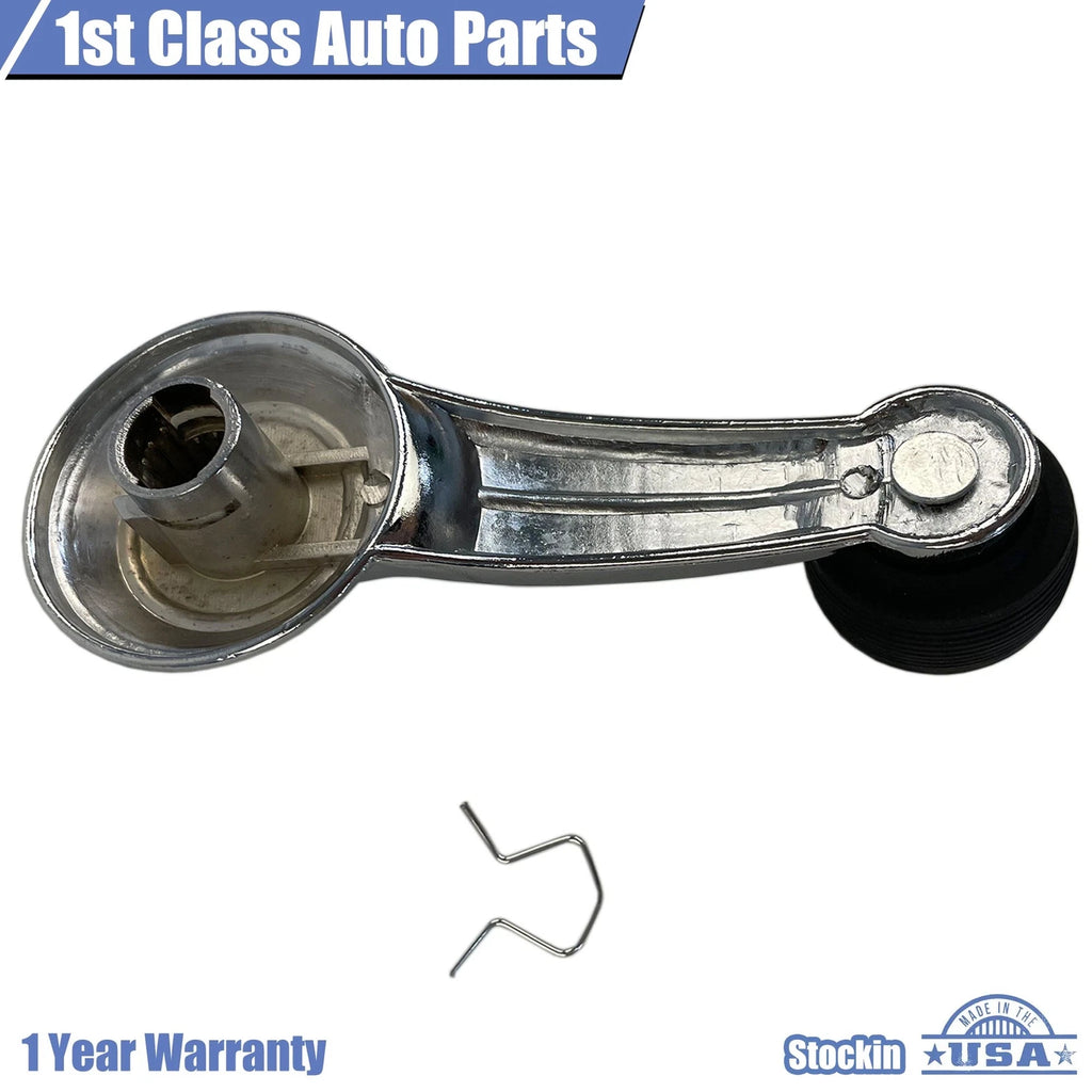 Window Crank Handle Set of 2 Chrome for GM Chevrolet Cadillac