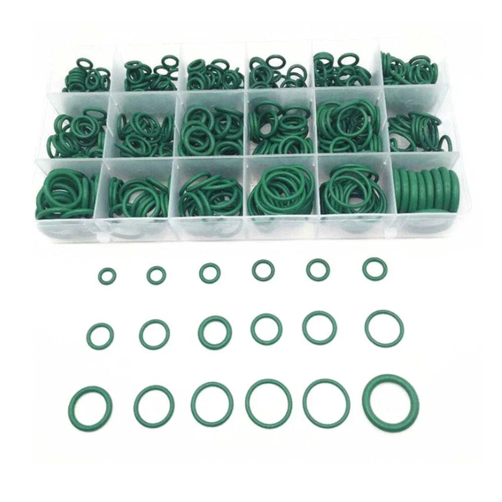 Automotive 270-Piece O-Ring Washer Kit Green Rubber