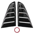 Car Side Quarter Louvers for Ford Mustang (2015–2023) ABS Carbon Painted