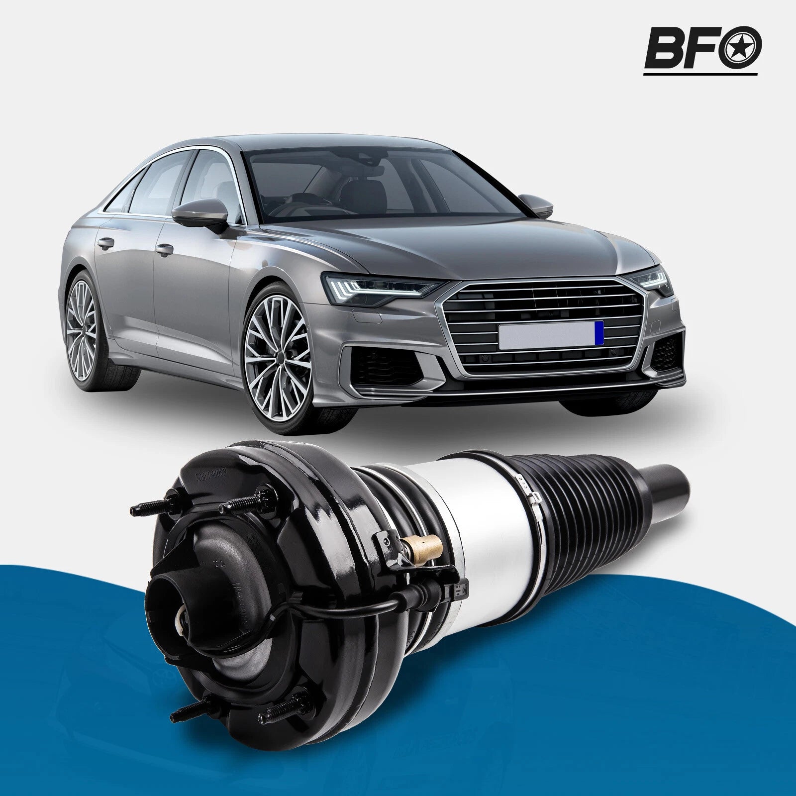 Front Air Ride Suspension Strut Shock for Audi A8 S8 4H (2010–2017)