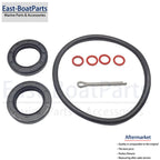 Lower Unit Gearcase Shaft Seal Kit for Yamaha 40HP 45HP 50HP (4-Stroke)