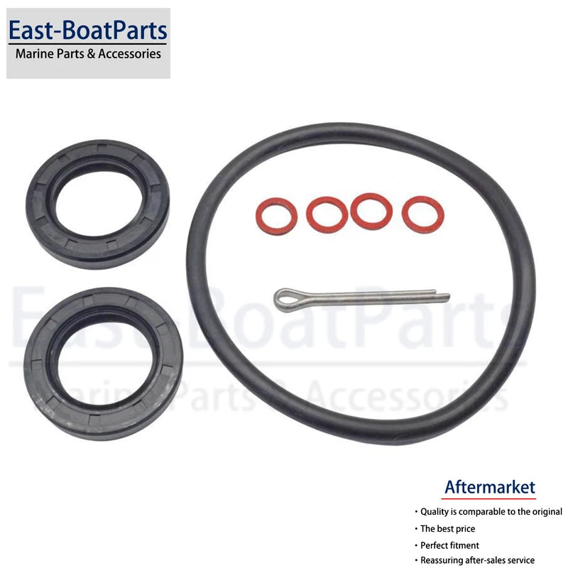 Lower Unit Gearcase Shaft Seal Kit for Yamaha 40HP 45HP 50HP (4-Stroke)