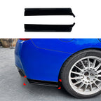 2Pcs Rear Bumper Side Aprons Spats for Subaru WRX STI (2015–2021) Gloss Black