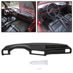 Molded Dash Cap Cover for BMW 3-Series E30 (1984–1990) Black