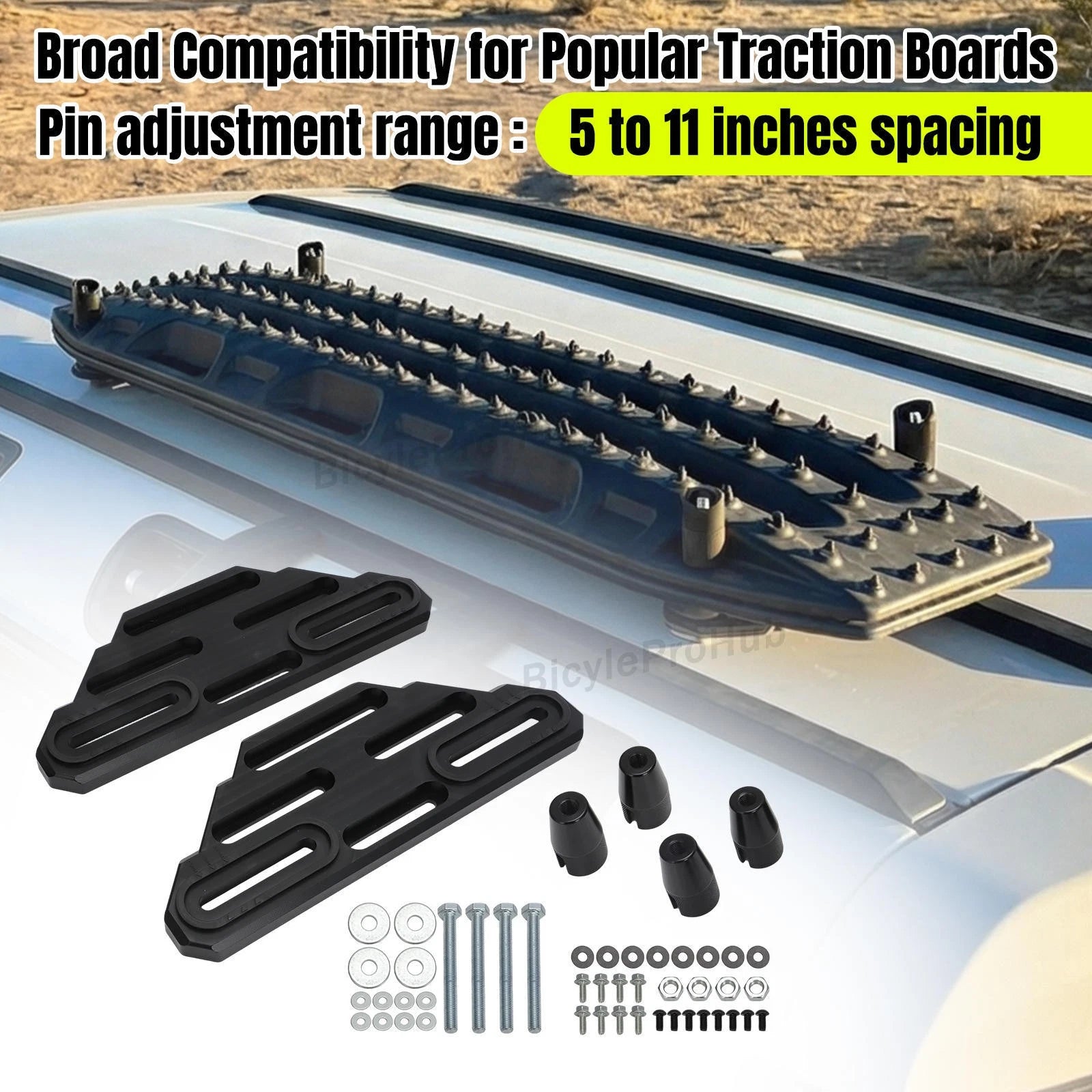 Universal Traction Board Mounts for MaxTrax ARB TRED (Quick Release)