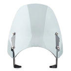 1x ABS Gray Motorcycle Windshield + Bracket for SCRAMBLER 1200 (2019-2021)