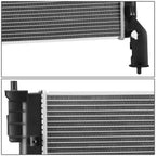 Aluminum Radiator for Kia Optima Hyundai Sonata Hybrid (2016–2020) DPI 13709