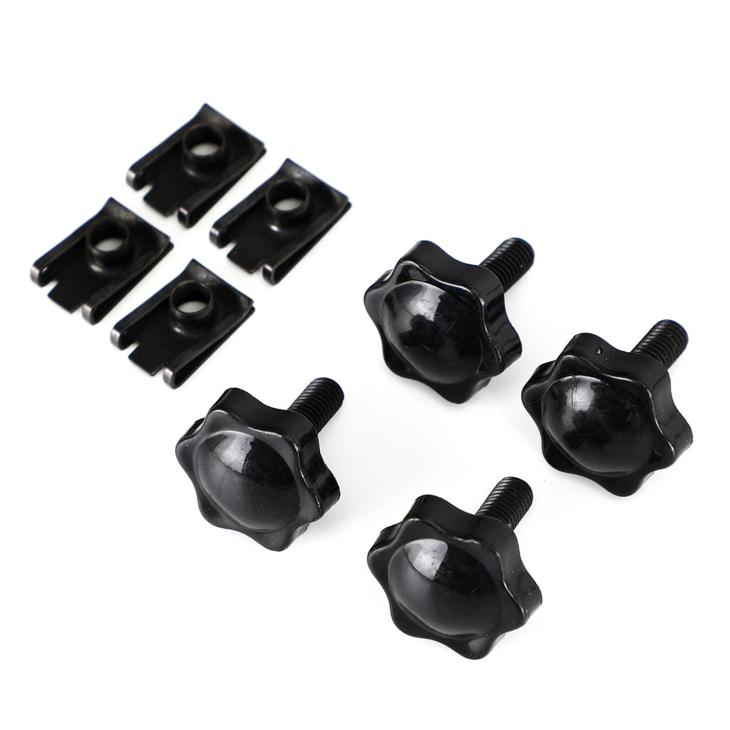 Set of 4 Saddlebag Lever Lock Bolts Nuts for Harley Glide King Touring (1996–2019)