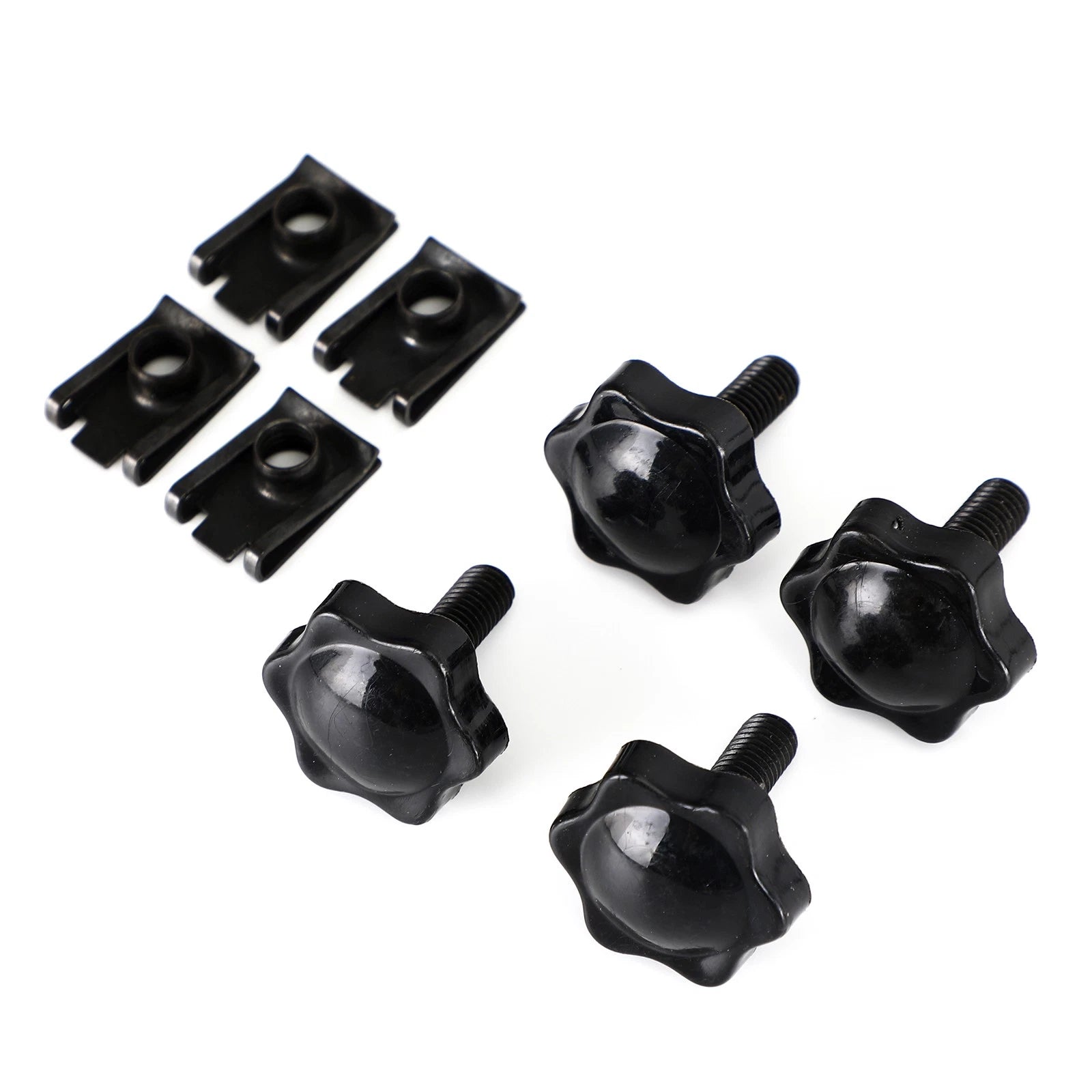 Set of 4 Saddlebag Lever Lock Bolts Nuts for Harley Glide King Touring (1996–2019)