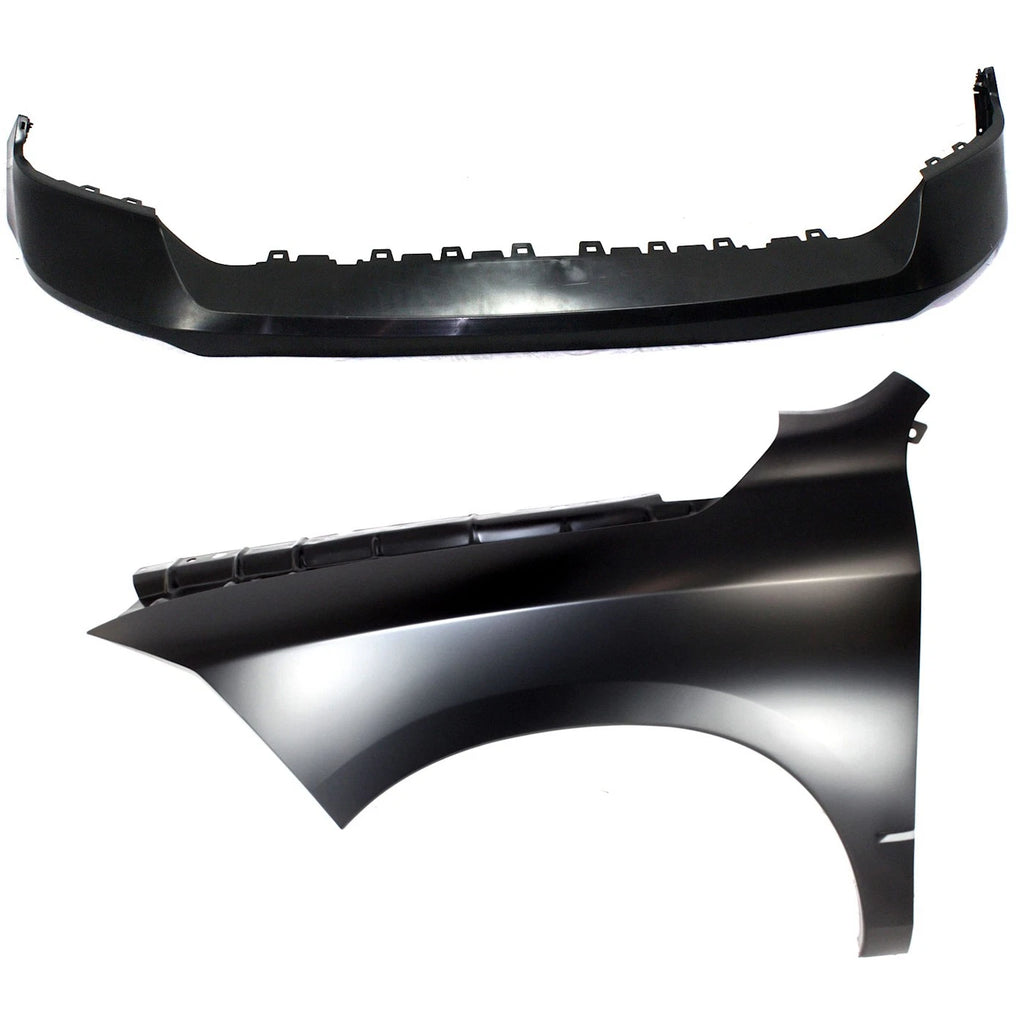 Bumper Cover Kit for Ram 1500 (2013–2018) Front Textured 2-Piece