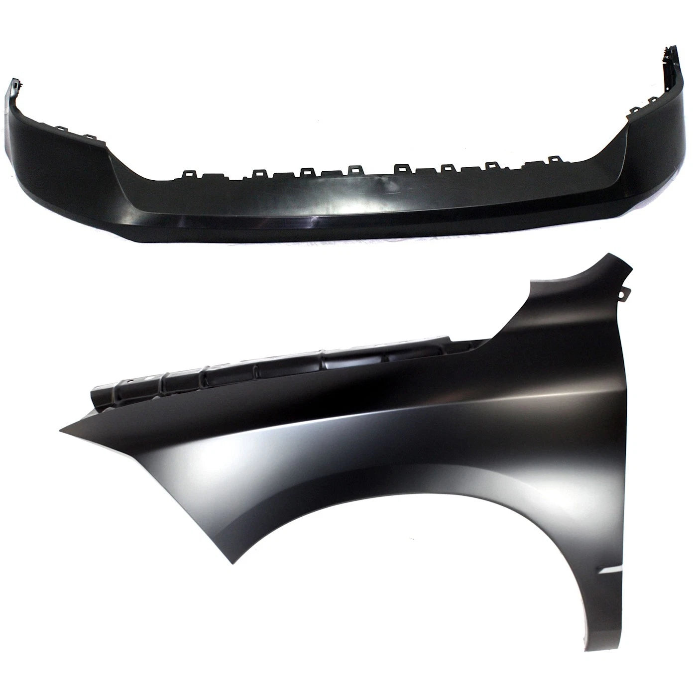 Bumper Cover Kit for Ram 1500 (2013–2018) Front Textured 2-Piece