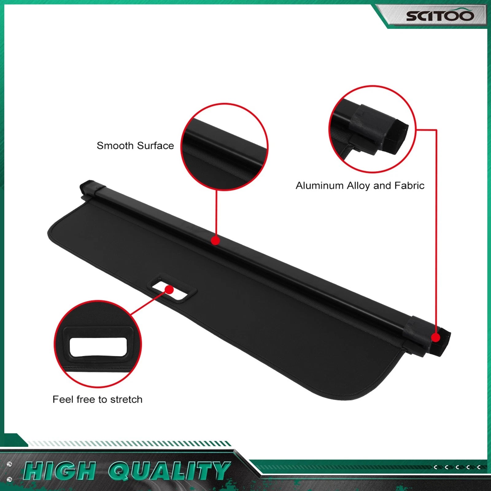 Retractable Cargo Cover for Mazda CX-50 (2023–2025) Black