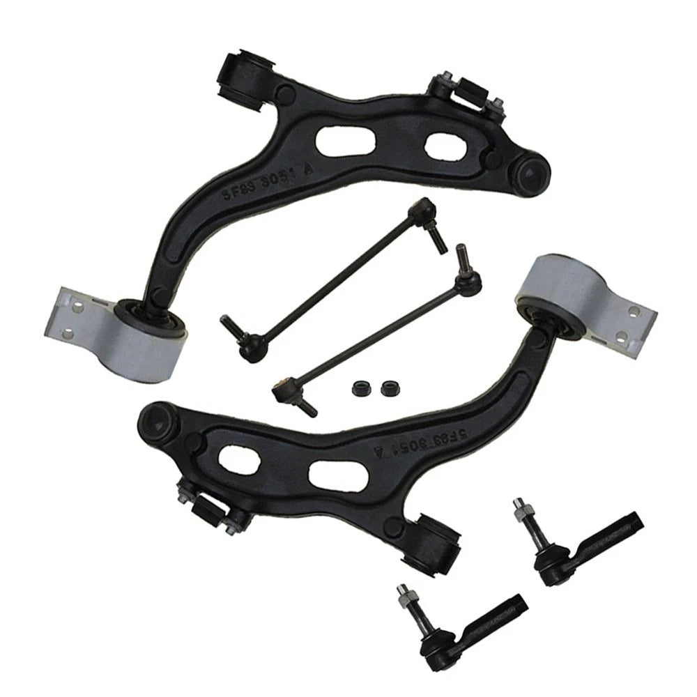 Front Lower Control Arms Sway Bar Link Kit for Ford Taurus Lincoln MKS (2010–2012)