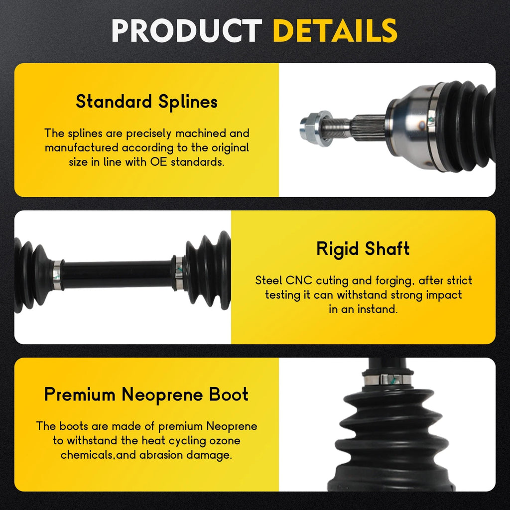Front Passenger Side CV Axle Shaft Assembly for Ford Focus (2013–2018)
